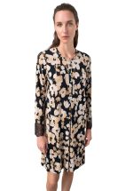 Vamp Γυναικείο Νυχτικό Floral με Κουμπιά 17015 Lamoda.gr