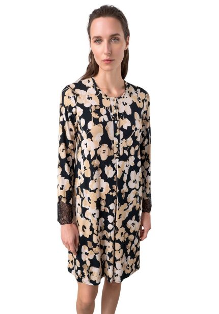 Vamp Γυναικείο Νυχτικό Floral με Κουμπιά 17015 Lamoda.gr