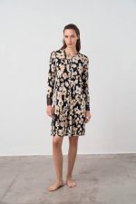 Vamp Γυναικείο Νυχτικό Floral με Κουμπιά 17015 Lamoda.gr