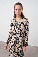 Vamp Γυναικείο Νυχτικό Floral με Κουμπιά 17015 Lamoda.gr