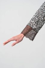 Vamp Χειμερινό Νυχτικό Animal Print με Κουμπιά 17090 Lamoda.gr