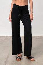 Vamp Γυναικείο Μονόχρωμο Παντελόνι Plus Size 18494 Lamoda.gr