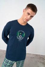 Vamp Ανδρική Χειμερινή Βαμβακερή Πυτζάμα 17661 Lamoda.gr