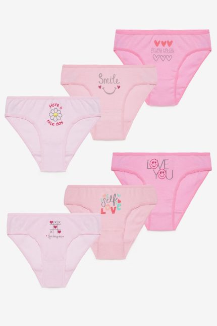 Πακ. 6τμχ Παιδικά Βαμβακερά Slip Pretty Baby 47623