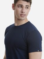 Walk Ανδρικό Βαμβακερό T-shirt Μονόχρωμο W1911 Lamoda.gr