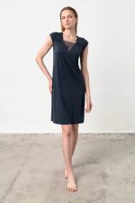 Vamp Νυχτικό Πολυτελείας με Δαντέλα 18183 Lamoda.gr