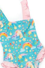 Παιδικό Ολόσωμο Μαγιό Unicorn με Βολάν Lamoda.gr