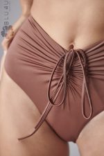 Blu4u Ψηλόμεσο Μαγιό Slip με Σούρες 23365094 Lamoda.gr