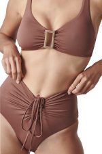 Blu4u Ψηλόμεσο Μαγιό Slip με Σούρες 23365094 Lamoda.gr