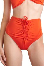 Ψηλόμεσο Μαγιό Slip με Σούρες Blu4u 23365094
