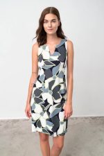 Vamp Γυναικείο Φόρεμα Αμάνικο Plus Size 18552 Lamoda.gr