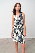 Vamp Γυναικείο Φόρεμα Αμάνικο Plus Size 18552 Lamoda.gr