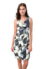 Vamp Γυναικείο Φόρεμα Αμάνικο Plus Size 18552 Lamoda.gr