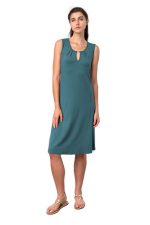 Vamp Κλασικό Αμάνικο Φόρεμα Μονόχρωμο Plus Size 18489 Lamoda.gr