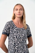 Καλοκαιρινή Πιτζάμα Με Κουμπάκια Micromodal Vamp 18168