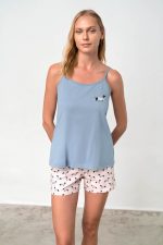 Vamp Γυναικεία Νεανική Πυτζάμα με Τιράντα 18309 Lamoda.gr