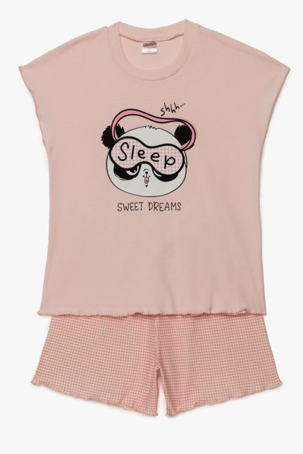 Minerva Παιδική Πιτζάμα Για Κορίτσια Καλοκαιρινή 90-62111 Lamoda.gr