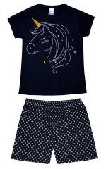 Pretty Baby Παιδική Καλοκαιρινή Πυτζάμα Για Κορίτσια Unikorn
