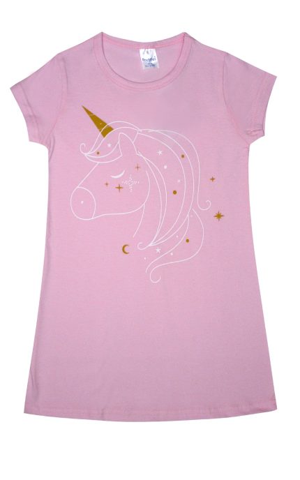 Pretty Baby Παιδικό Νυχτικό Κοντομάνικο με τύπωμα Unicorn 63145