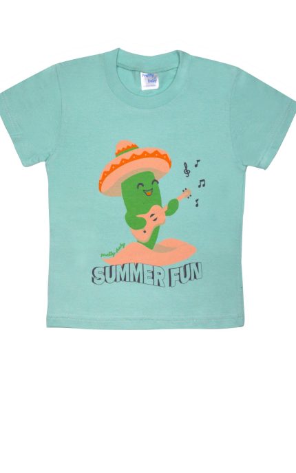 Pretty Baby Παιδική Καλοκαιρινή Πυτζάμα Για Αγόρια 100% Cotton