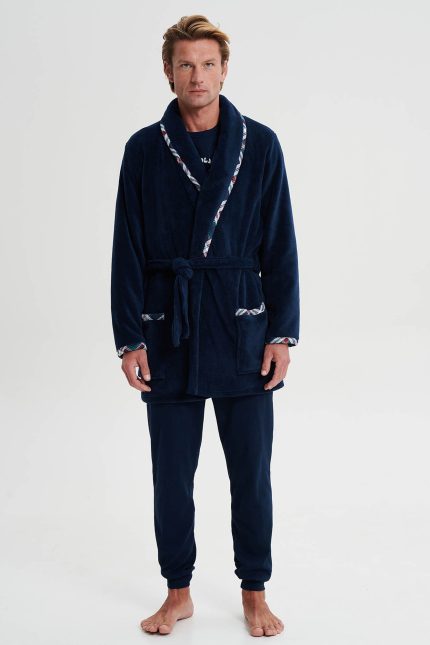 Vamp Ανδρική Ρόμπα Χειμερινή Fleece 19711 Lamoda.gr