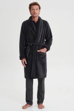 Vamp Ανδρική Χειμερινή Ρόμπα Fleece 19650 Lamoda.gr