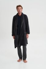 Vamp Ανδρική Χειμερινή Ρόμπα Fleece 19650 Lamoda.gr