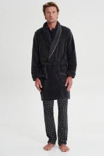 Vamp Ανδρική Ρόμπα Χειμερινή Fleece 19650 Lamoda.gr