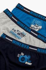 Minerva Παιδικά Βαμβακερά Slip για Αγόρια 96-42265 Lamoda.gr