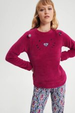 Vamp Γυναικεία Νεανική Πυτζάμα Fleece 19424 Lamoda.gr