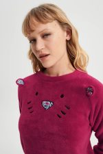Vamp Γυναικεία Νεανική Πυτζάμα Fleece 19426 Lamoda.gr