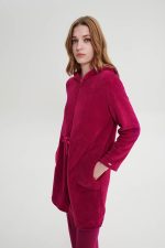 Vamp Χειμερινή Ρόμπα Fleece με Φερμουάρ 19211 Lamoda.gr