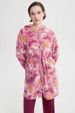 Vamp Χειμερινή Ρόμπα Fleece με Φερμουάρ 19009 Lamoda.gr