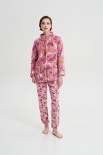 Vamp Χειμερινή Ρόμπα Fleece με Κουμπιά 19010 Lamoda.gr