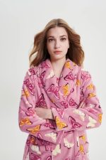 Vamp Σταυρωτή Χειμερινή Ρόμπα Fleece 19011 Lamoda.gr