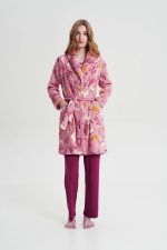 Vamp Σταυρωτή Χειμερινή Ρόμπα Fleece 19011 Lamoda.gr