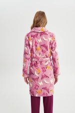 Vamp Σταυρωτή Χειμερινή Ρόμπα Fleece 19011 Lamoda.gr
