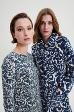Vamp Χειμερινή Ρόμπα Fleece με Κουμπιά 19070 Lamoda.gr