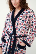 Vamp Γυναικεία Χειμερινή Ρόμπα Fleece με Ζώνη 19508 Lamoda.gr