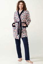 Vamp Γυναικεία Χειμερινή Ρόμπα Fleece με Ζώνη 19508 Lamoda.gr