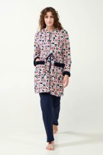 Vamp Χειμερινή Ρόμπα Fleece με Φερμουάρ 19507 Lamoda.gr