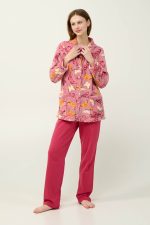 Γυναικεία Ρόμπα Fleece με Κουμπιά Vamp 19010