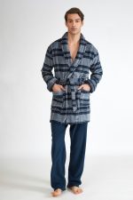 Harmony Ανδρική Καρό Ρόμπα Χειμερινή Fleece 32-805313 Lamoda.gr