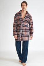 Harmony Ανδρική Καρό Ρόμπα Χειμερινή Fleece 32-805313 Lamoda.gr