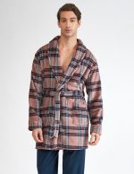 Harmony Ανδρική Καρό Ρόμπα Χειμερινή Fleece 32-805313 Lamoda.gr