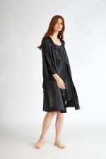 Harmony Σατέν Μονόχρωμο Νυχτικό με Τιράντα 32-605511