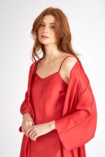 Harmony Σατέν Μονόχρωμη Ρόμπα 32-605512 Lamoda.gr