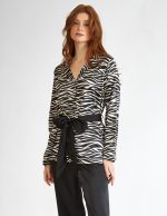 Harmony Σατέν Κουμπωτή Πυτζάμα Animal Print 32-605508 Lamoda.gr
