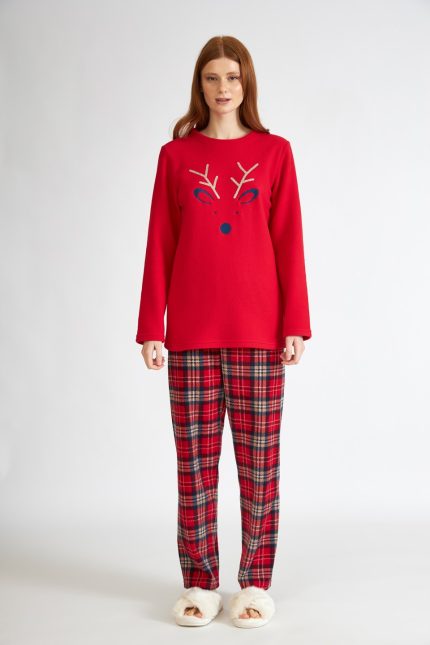 Harmony Γυναικεία Χειμερινή Πυτζάμα Fleece 32-105935 Lamoda.gr