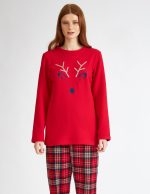 Harmony Γυναικεία Χειμερινή Πυτζάμα Fleece 32-105935 Lamoda.gr